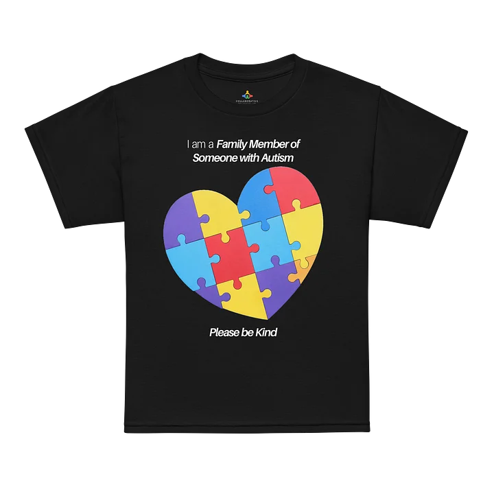 I am a Family Member of Someone with Autism. Please Be Kind Kids T-Shirt product image (1)