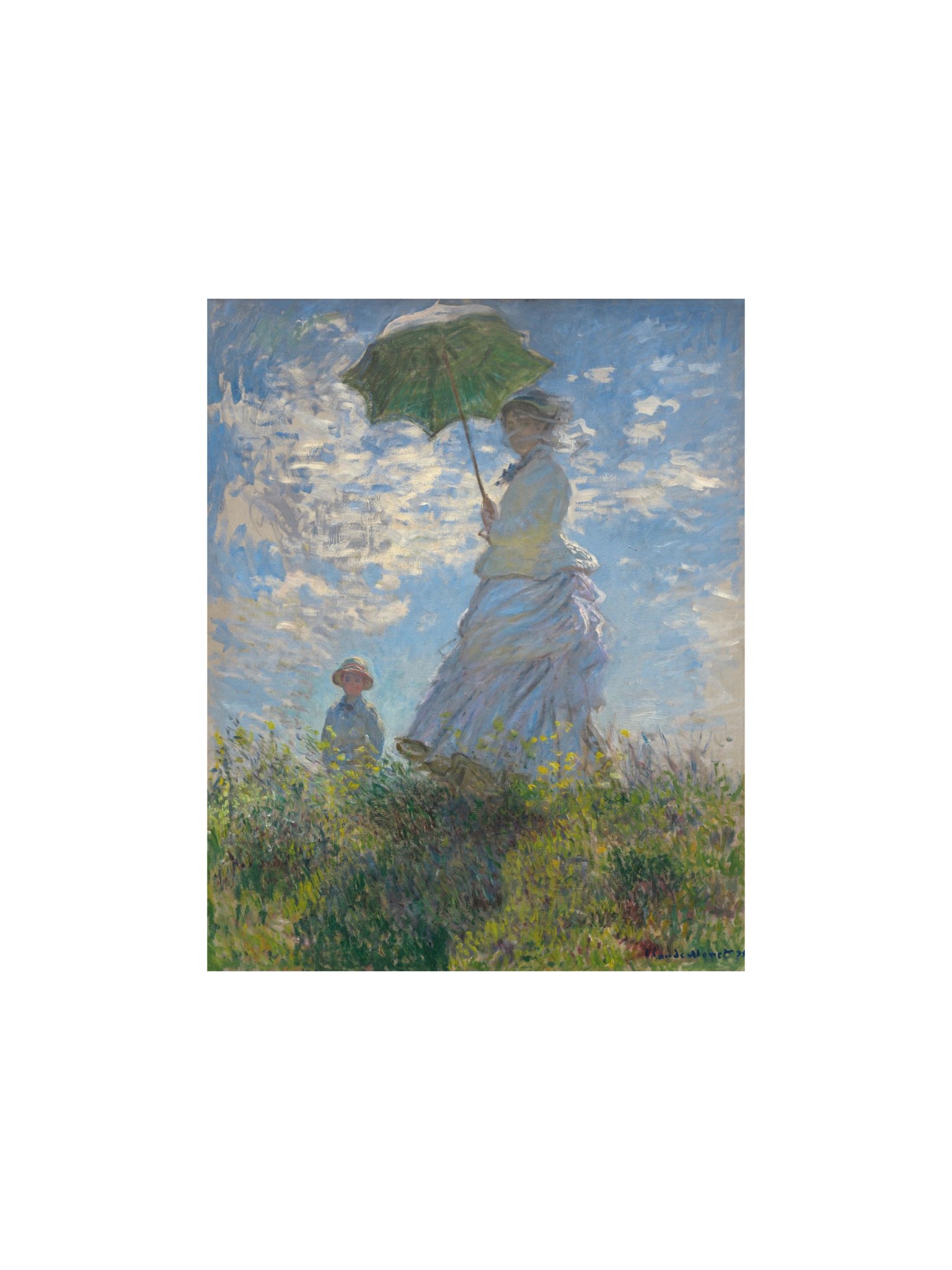 Monet, Woman with a Parasol — Fine-Art Poster product image (2)