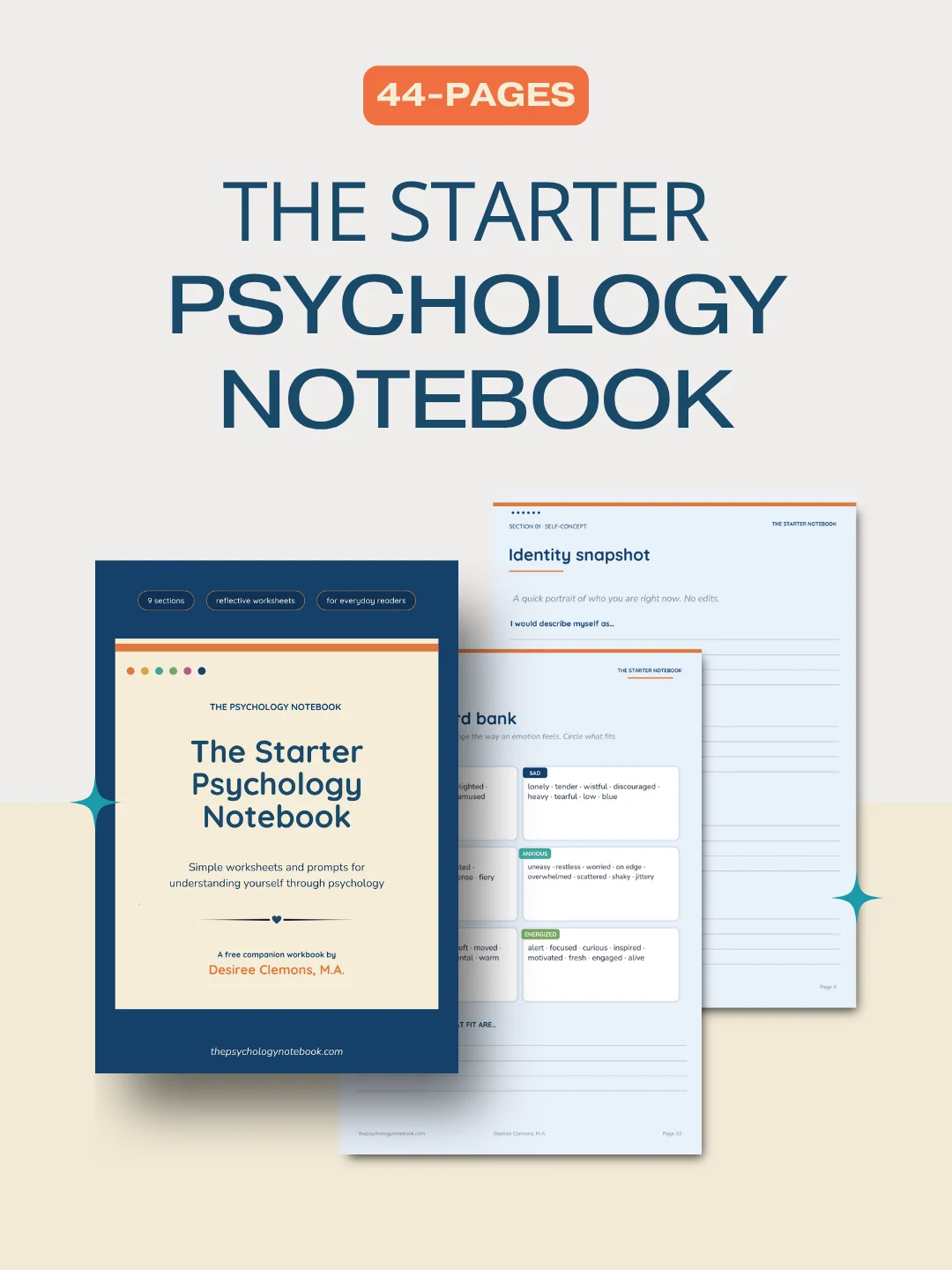 The Starter Psychology Notebook | Free Workbook product image (1)