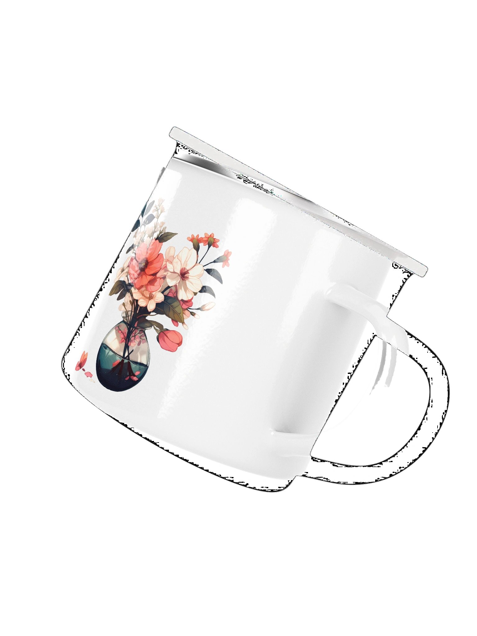Flowers D Enamel Mug product image (3)