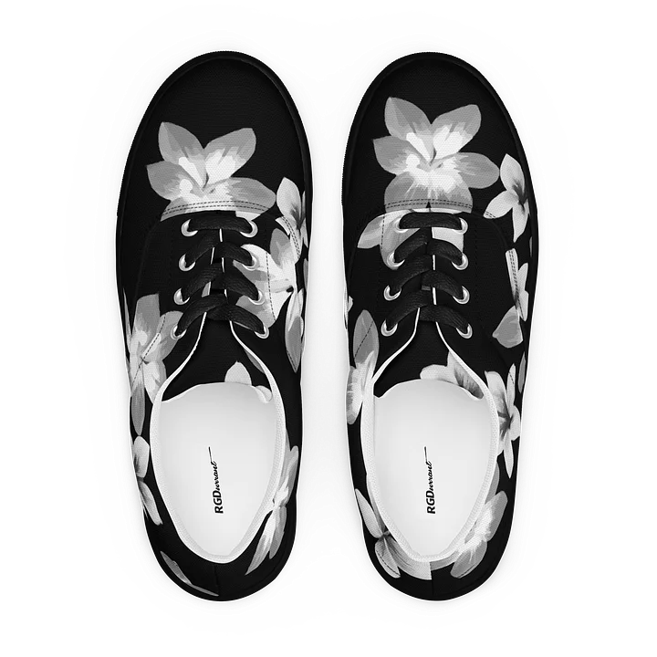 Volcanic Ash - Caribbean Soufriere Flower Print | Men's Lace-Up Canvas Shoes product image (2)
