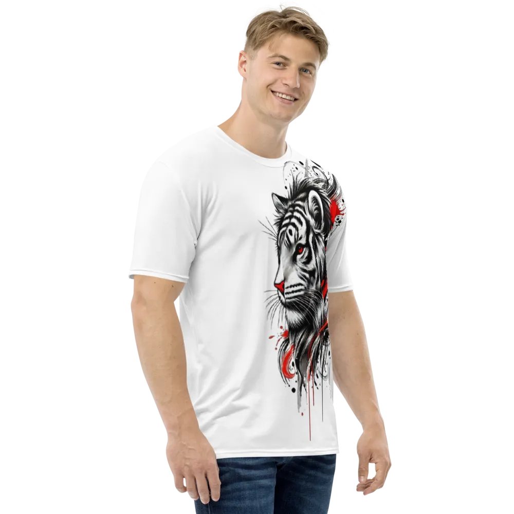Dynamic Tiger Ink Drip T-Shirt product image (4)