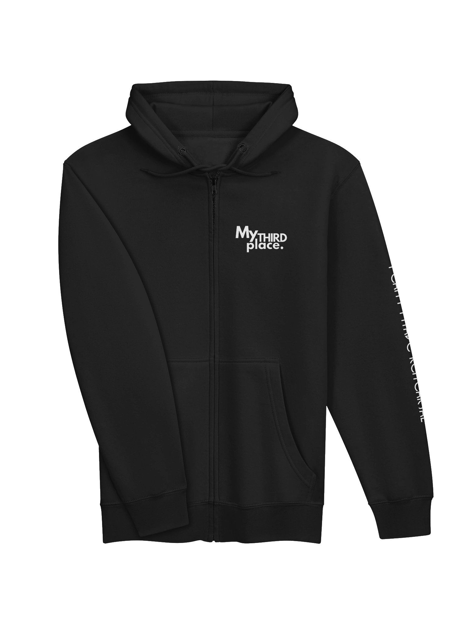 "My Third Place" Full-Zip Fleece Hoodie - Stages Logo product image (19)