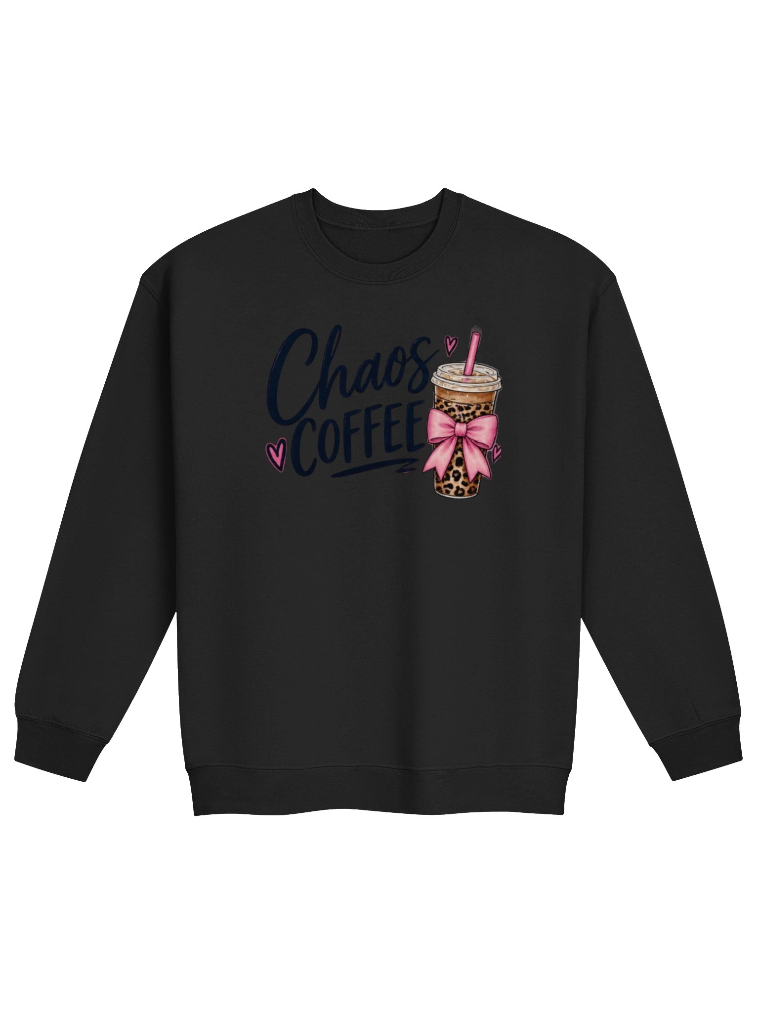 Chaos Coffee Sweatshirt | Iced Coffee Sports Mom Crewneck product image (1)