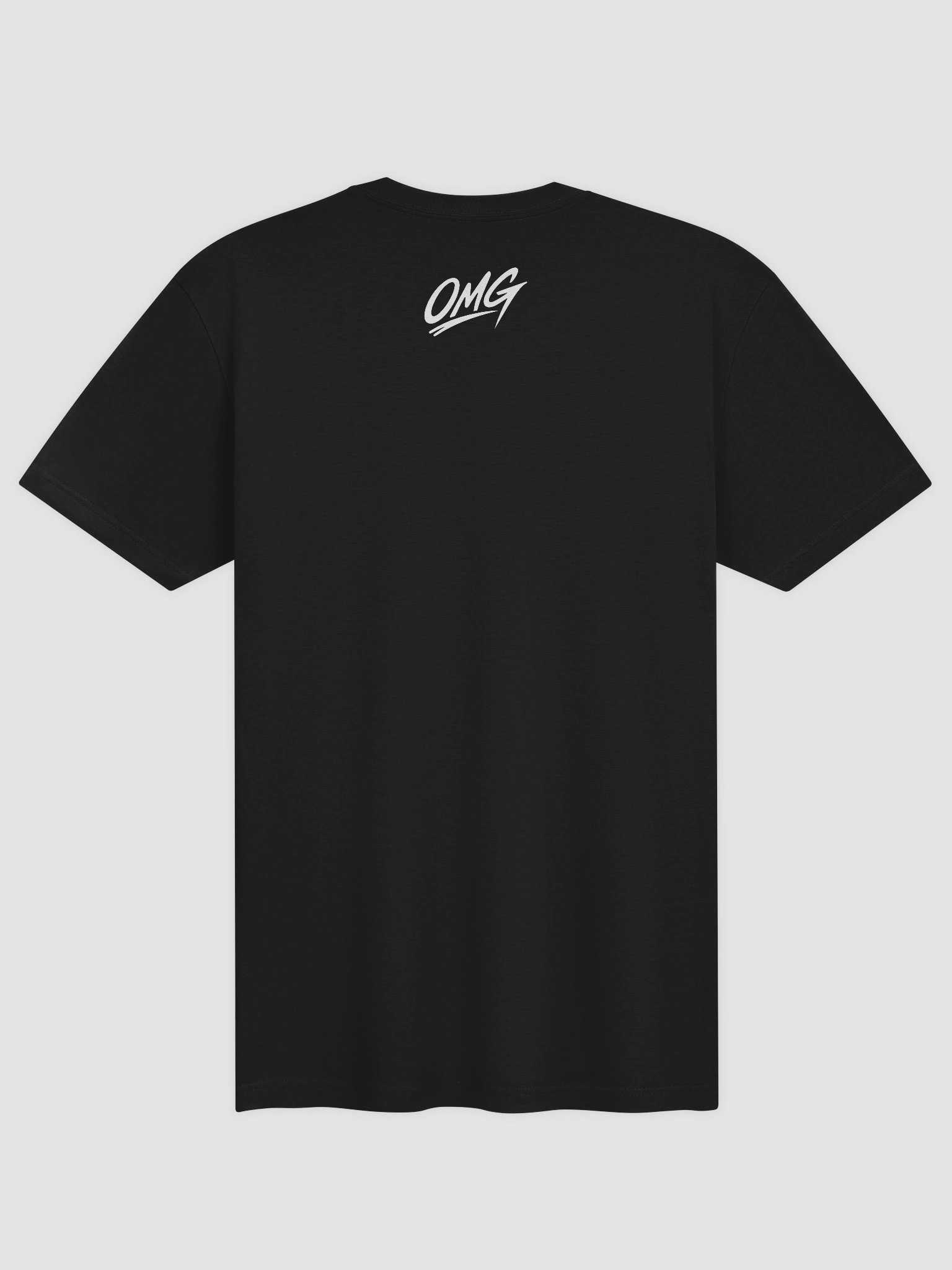 PLANE BLACK T-SHIRT (light text) product image (2)