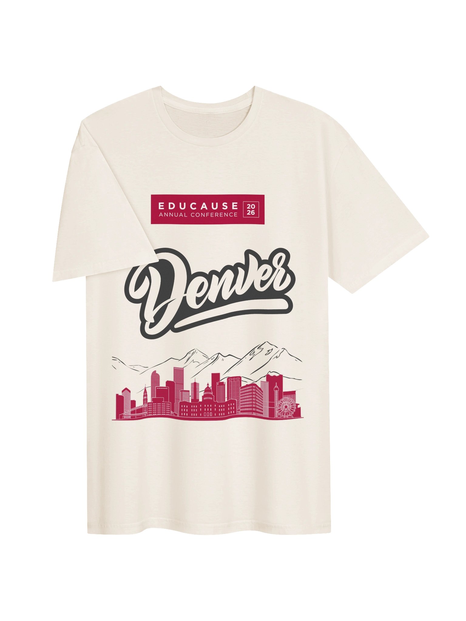 Unisex Denver Cityscape Tee Light product image (3)