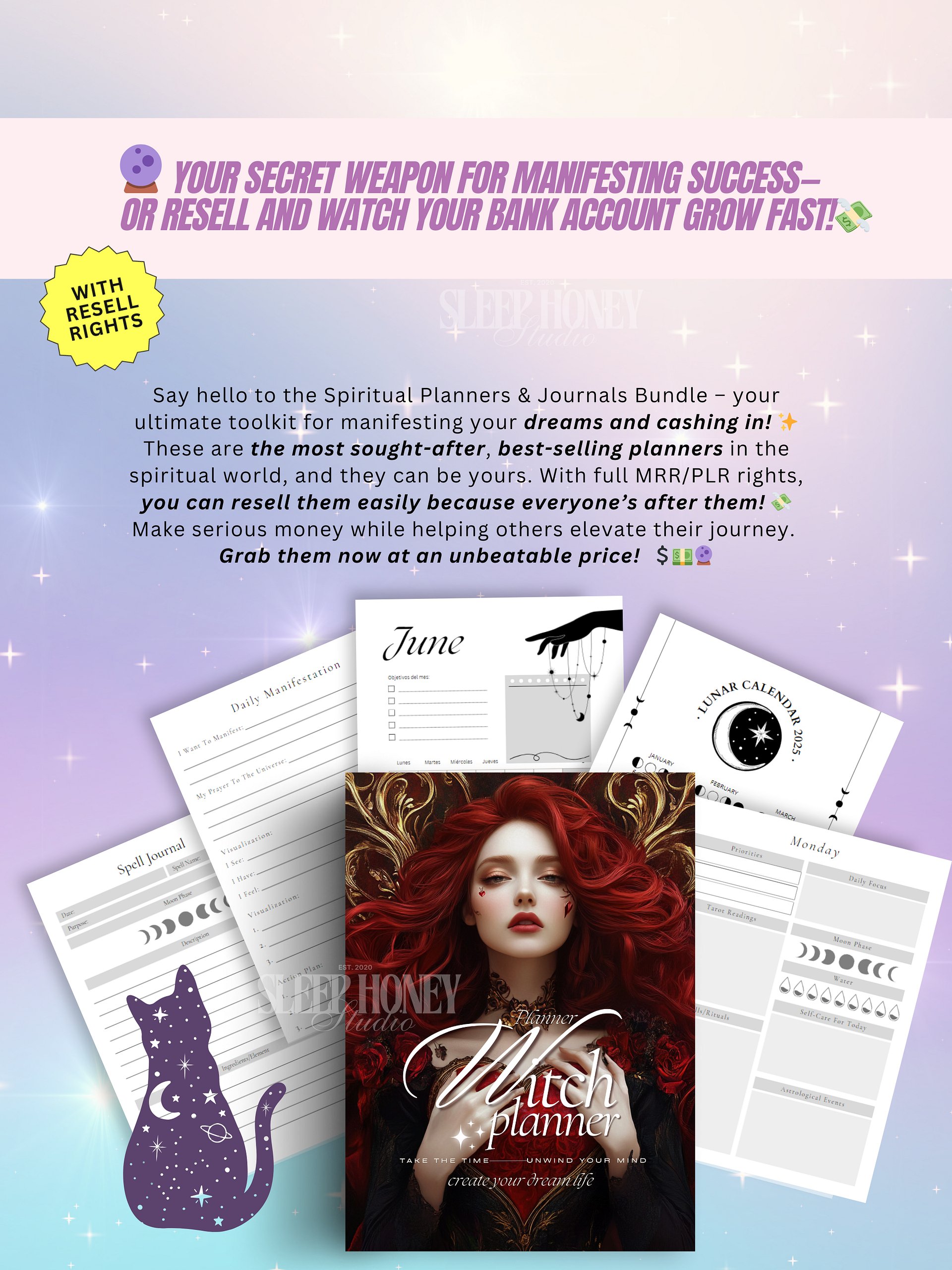 Spiritual Planners/Journals Bundle | MRR PLR Bundle product image (5)