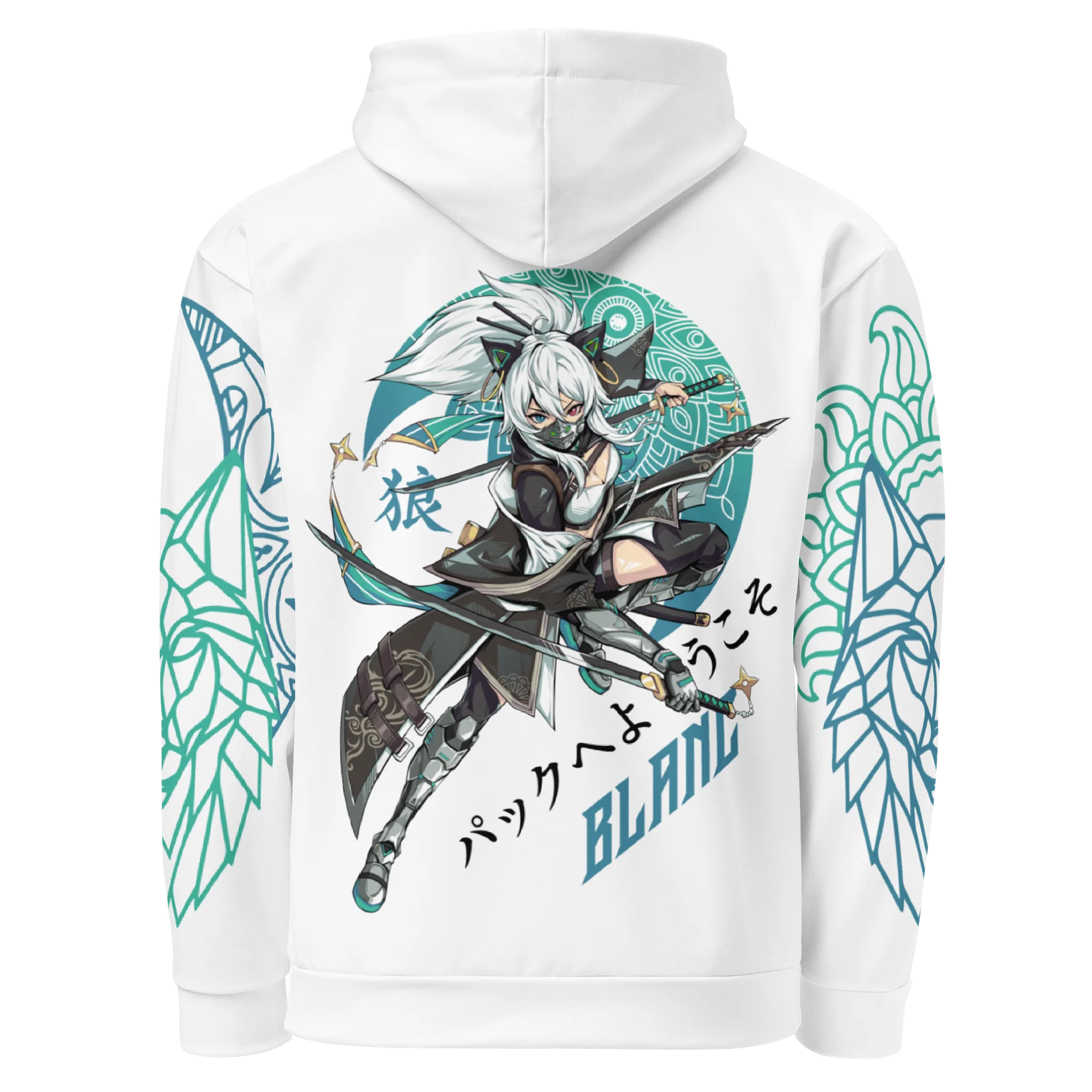 Ookami Pack Hoodie - White Vers product image (2)
