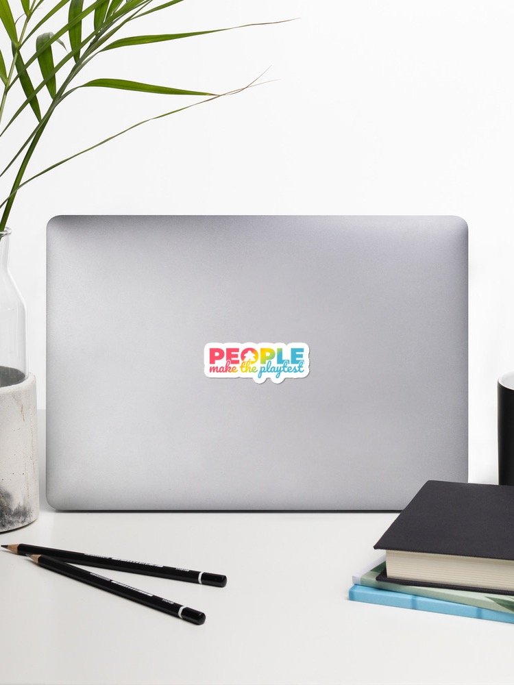 Little Meeple Pan Pride PMTP Vinyl Sticker product image (2)