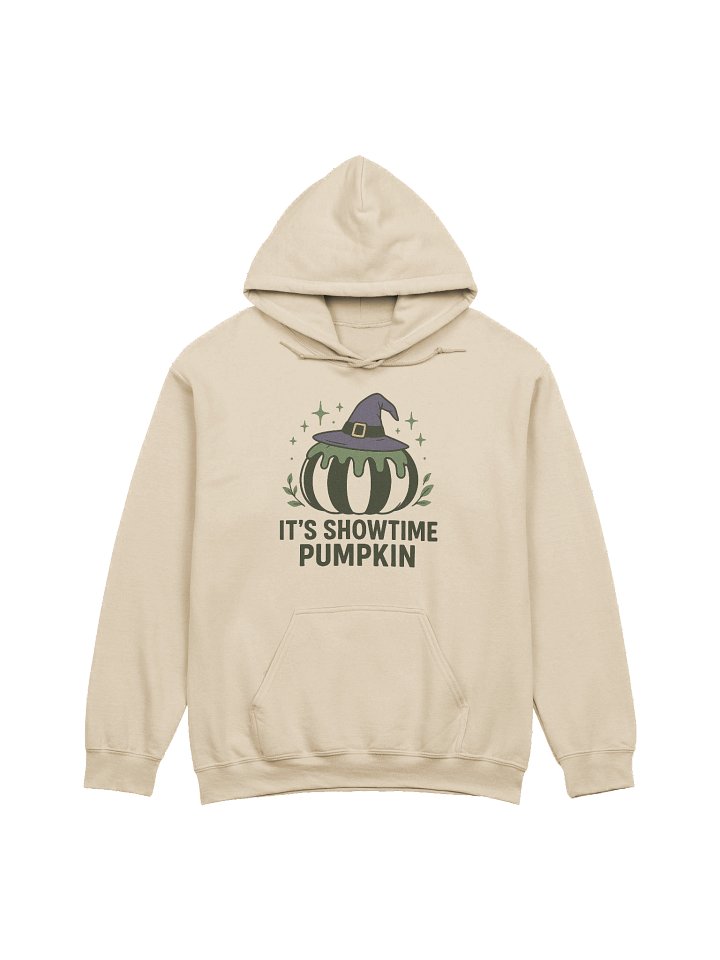 [UM Designs] Pumpkin Showtime - Unisex Pullover Graphic Hoodie [black letters] product image (1)