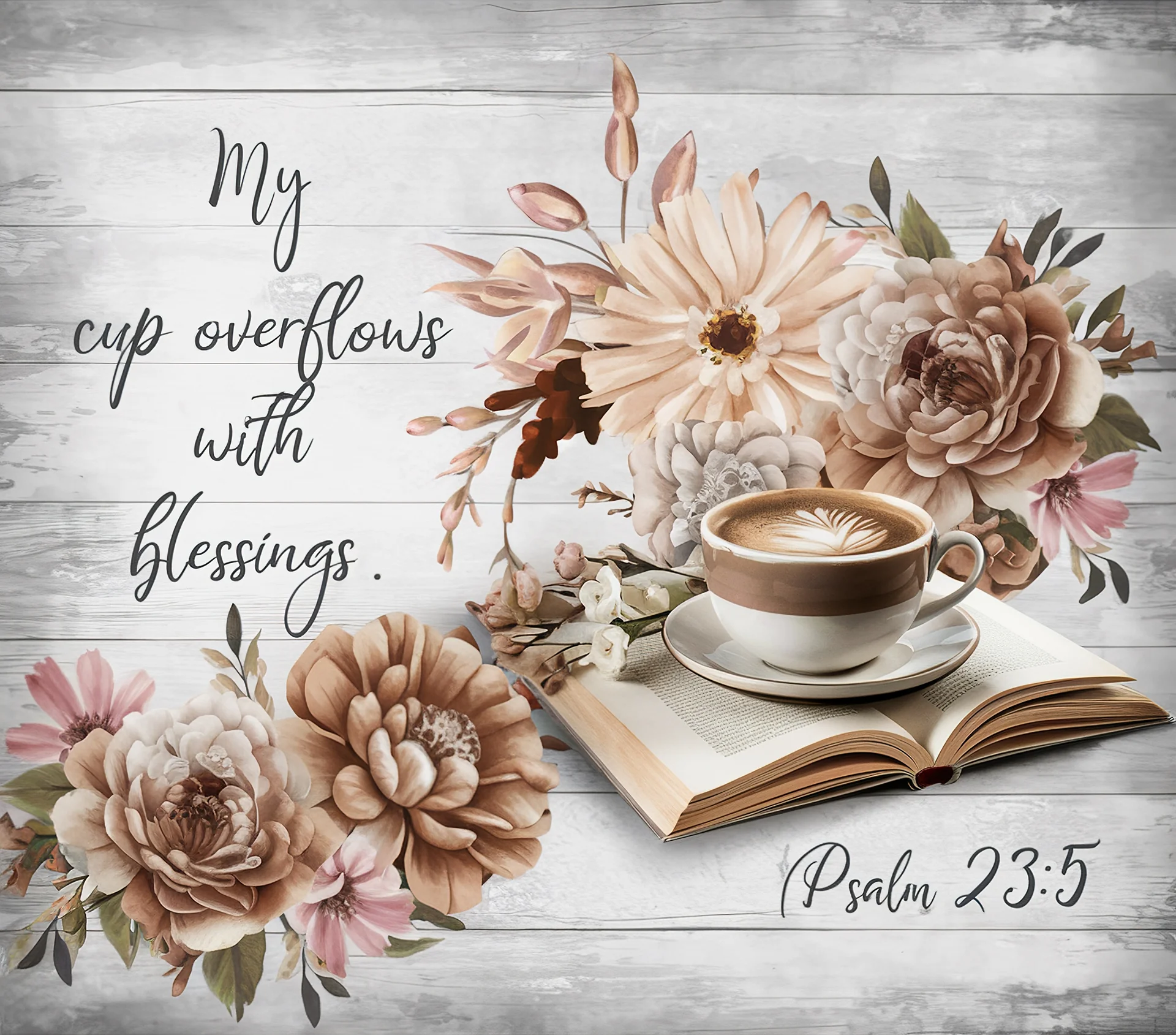 My Cup Overflows with Blessings Tumbler product image (7)