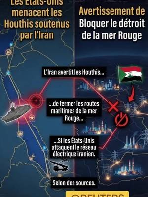 Le scénario du double goulot d'étranglement sur les deux détroits est plus proche que jamais auparavant ! #babelmandeb #houtis #yemen #iran #ormuz 