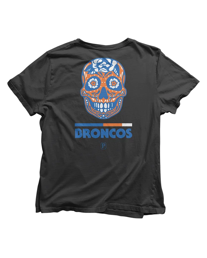 Broncos Sugar Skull Premium Tee product image (1)