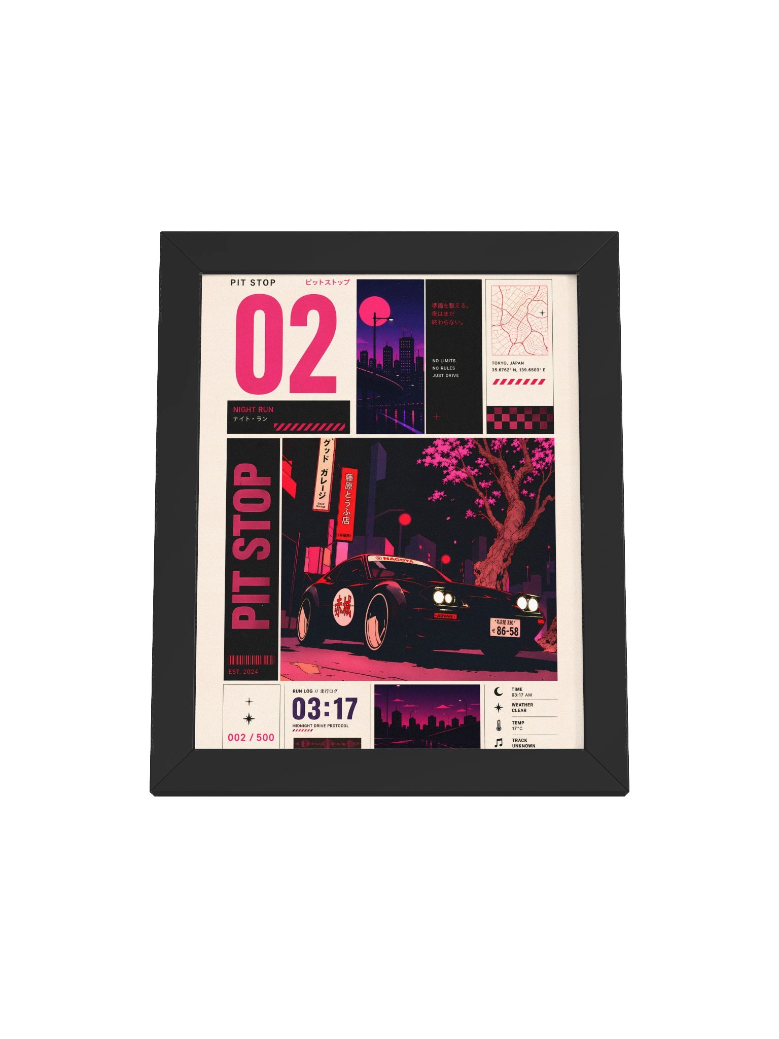 PIT STOP Series Framed Poster no. 02 product image (7)