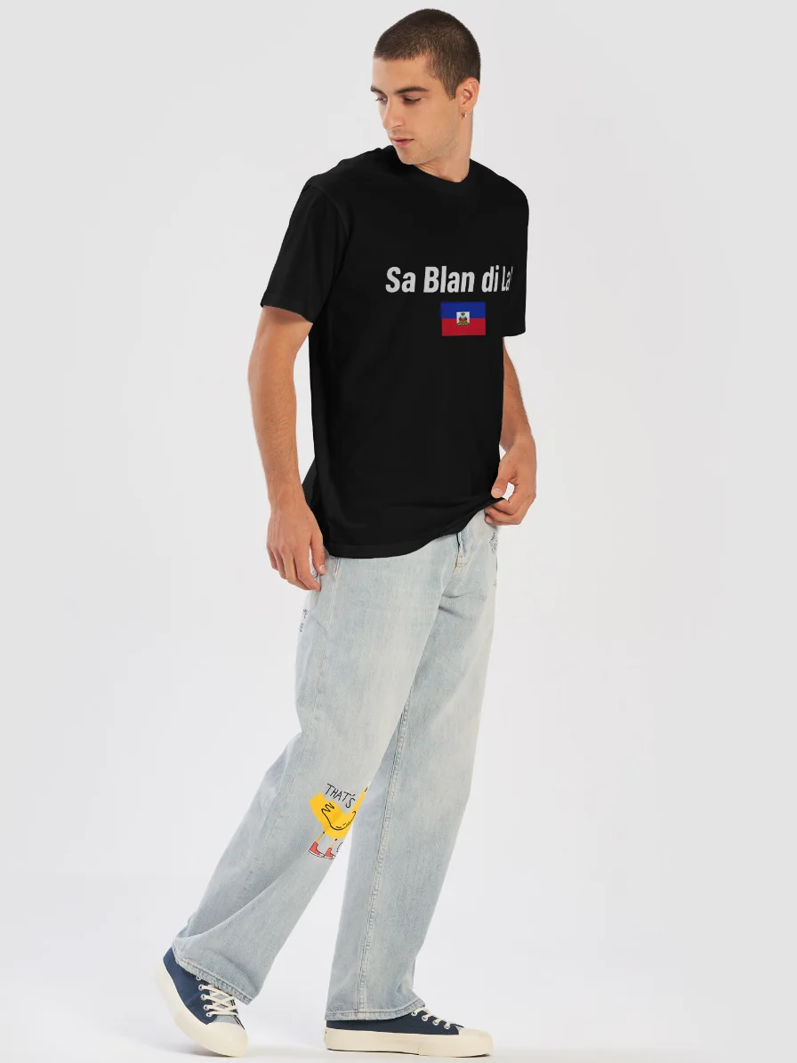 Sa Blan Di La Haitian Shirt product image (1)