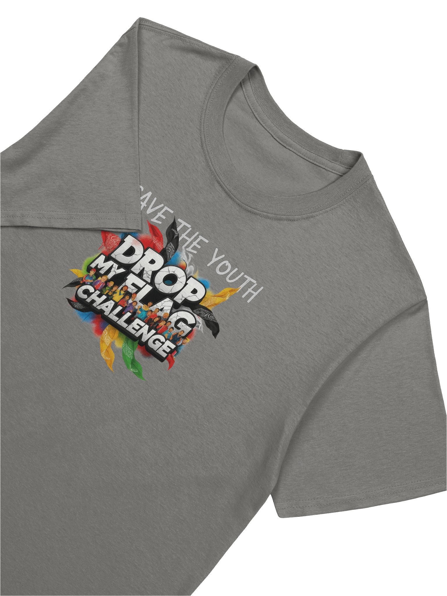 Grey Drop My Flag Tee product image (7)