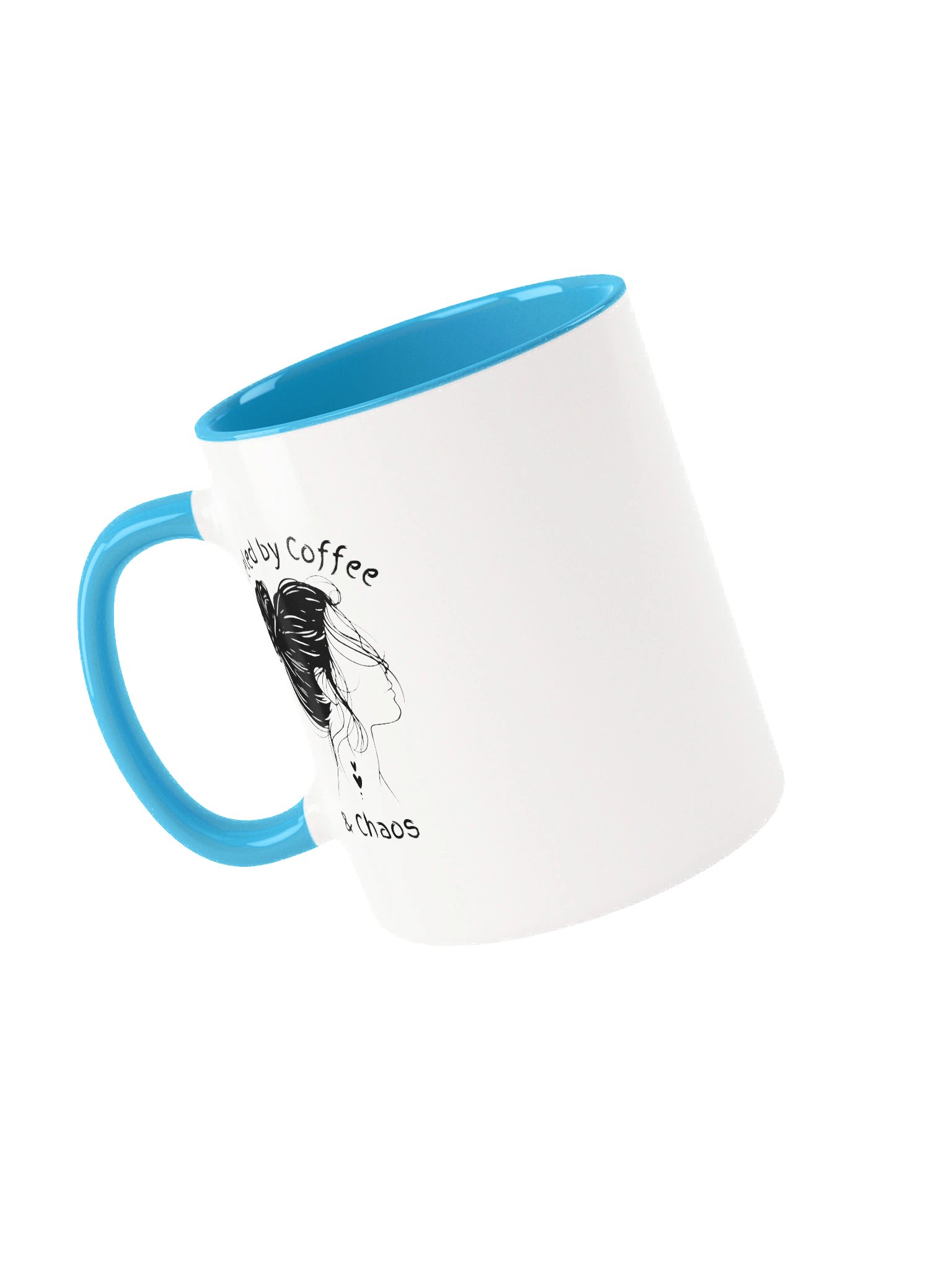 Messy Bun Mama – “Fueled by Coffee and Chaos” Ceramic Mug product image (3)