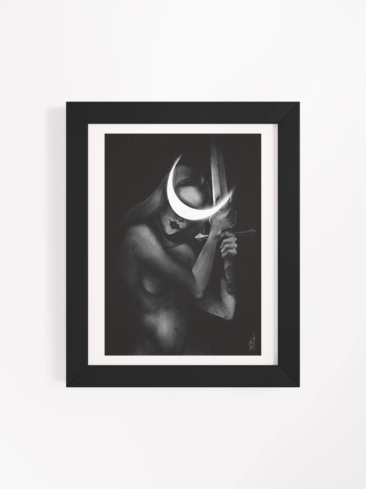 Lunar Eclipse Framed Art Print product image (7)