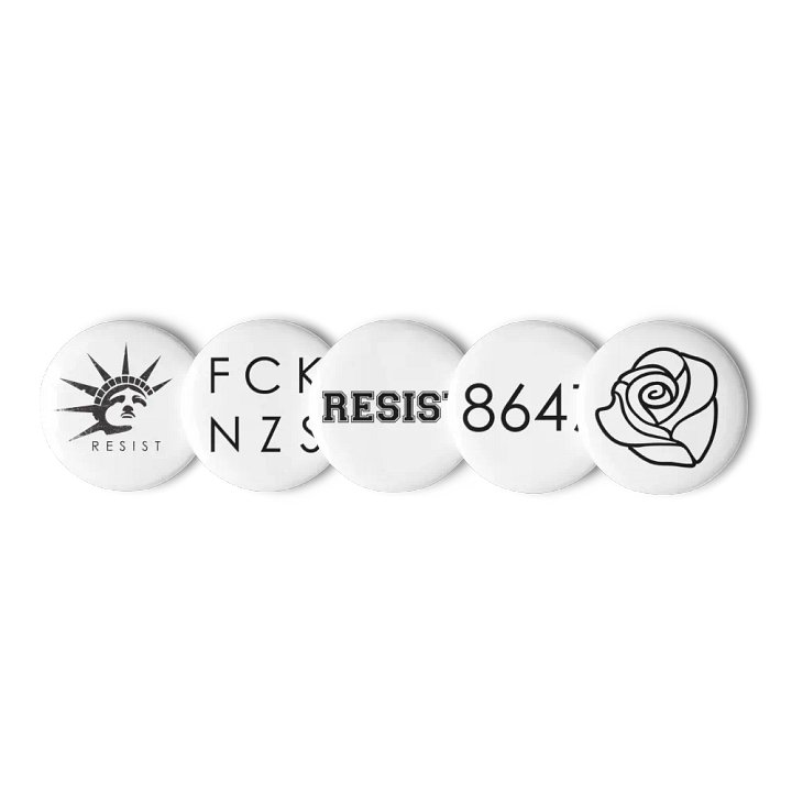 Set of pin buttons product image (1)