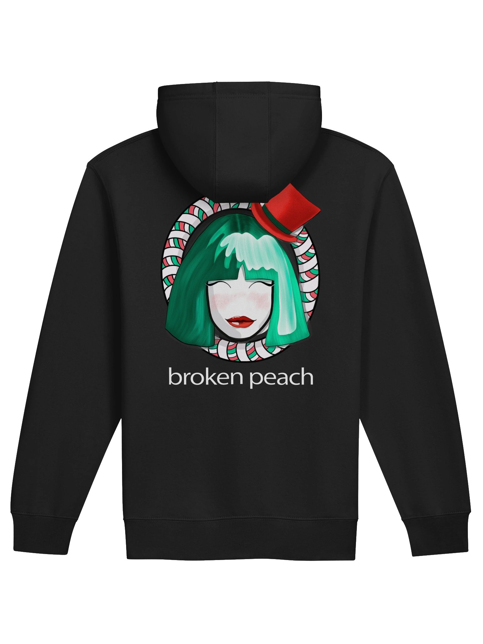 Broken Peach – Unisex Christmas Special Edition Zip Hoodie product image (2)