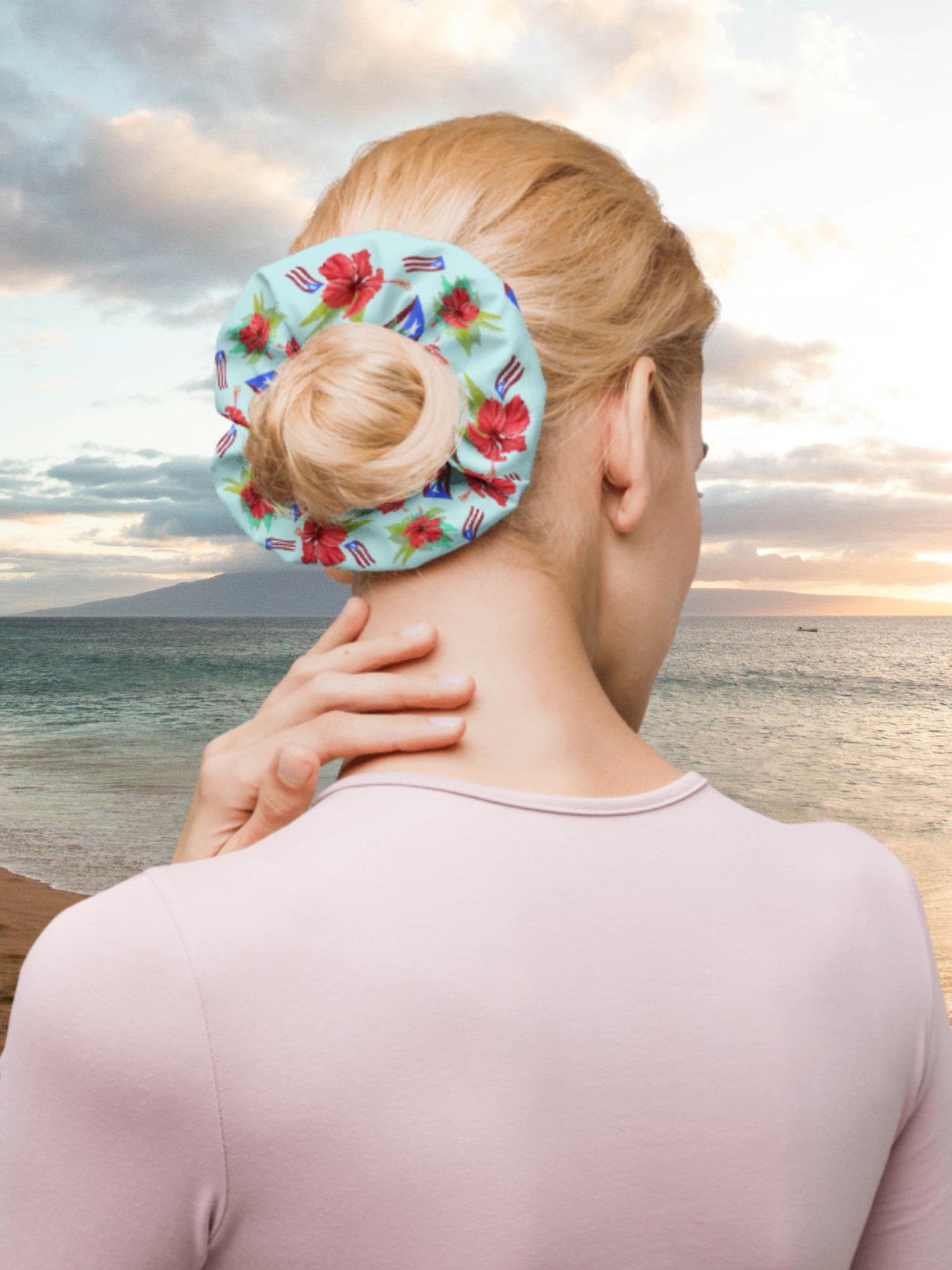 Puerto Rican Pride All-Over Print Scrunchie product image (3)