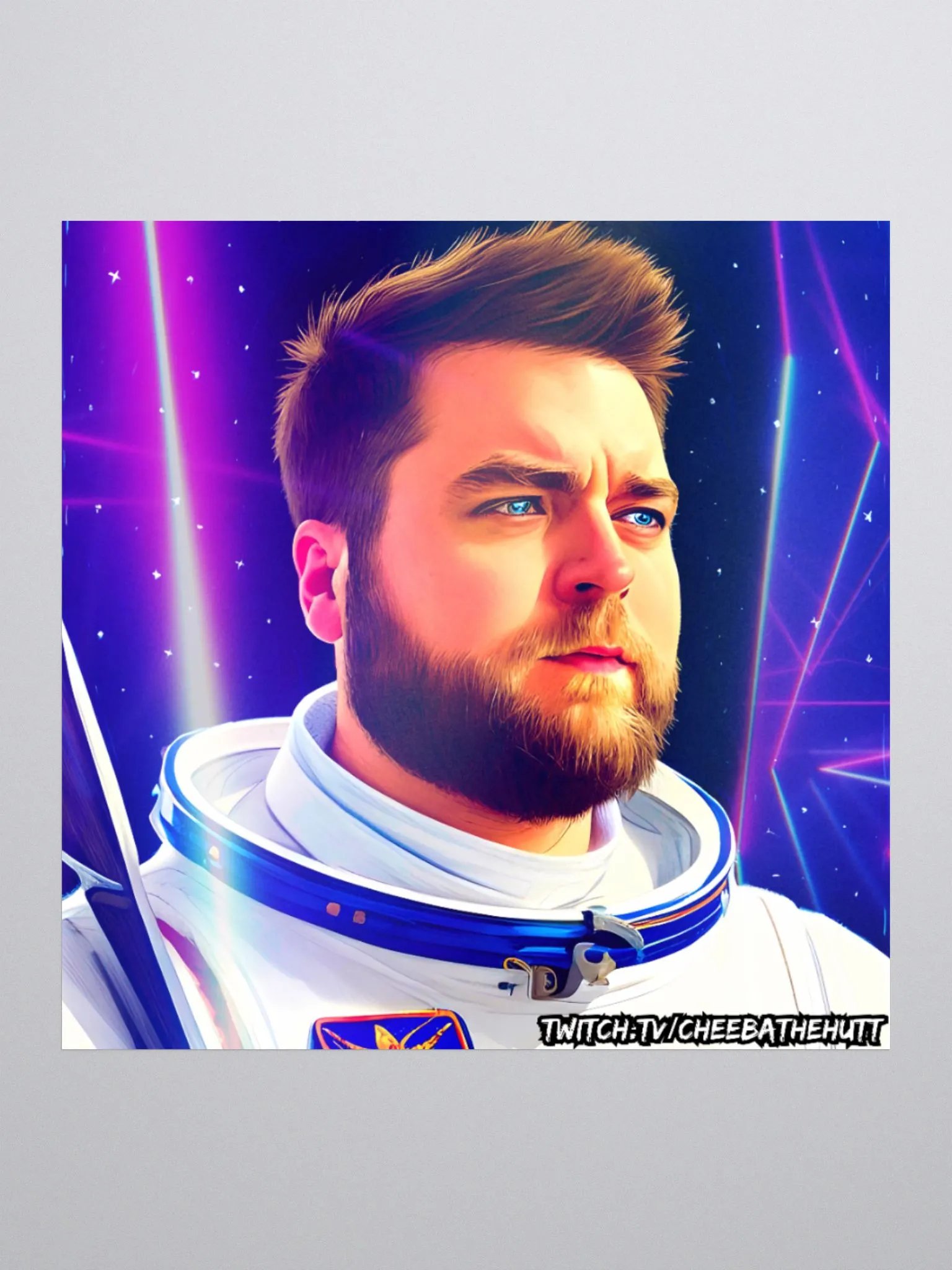 Cheeba Astronaut Sticker product image (1)