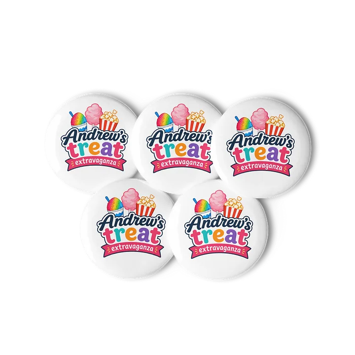 Andrew's Treat Extravaganza - Set of 5 Buttons product image (2)