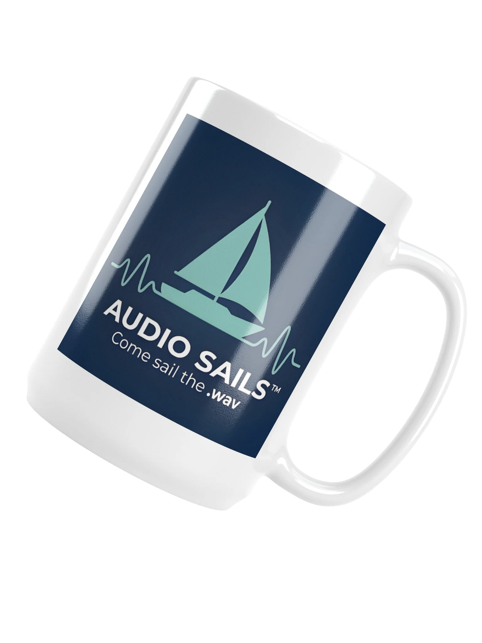 Audio Sails 'Come sail the .wav' Mug product image (6)