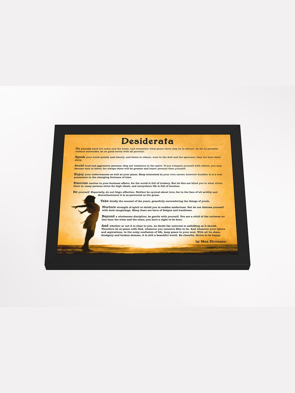Desiderata Poem Print – Inspirational Studio Framed Print product image (4)