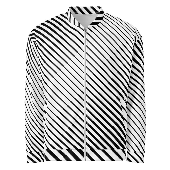 Customizable Monochrome Bomber Jacket product image (1)
