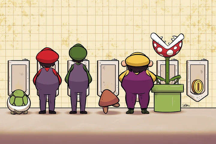 Mushroom Kingom Lineup - PRINT! product image (1)
