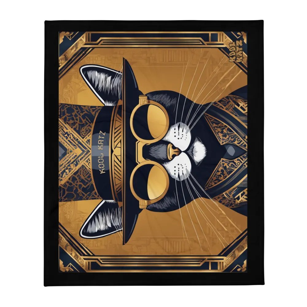 Real Kool Katz Plush Throw Blanket product image (1)