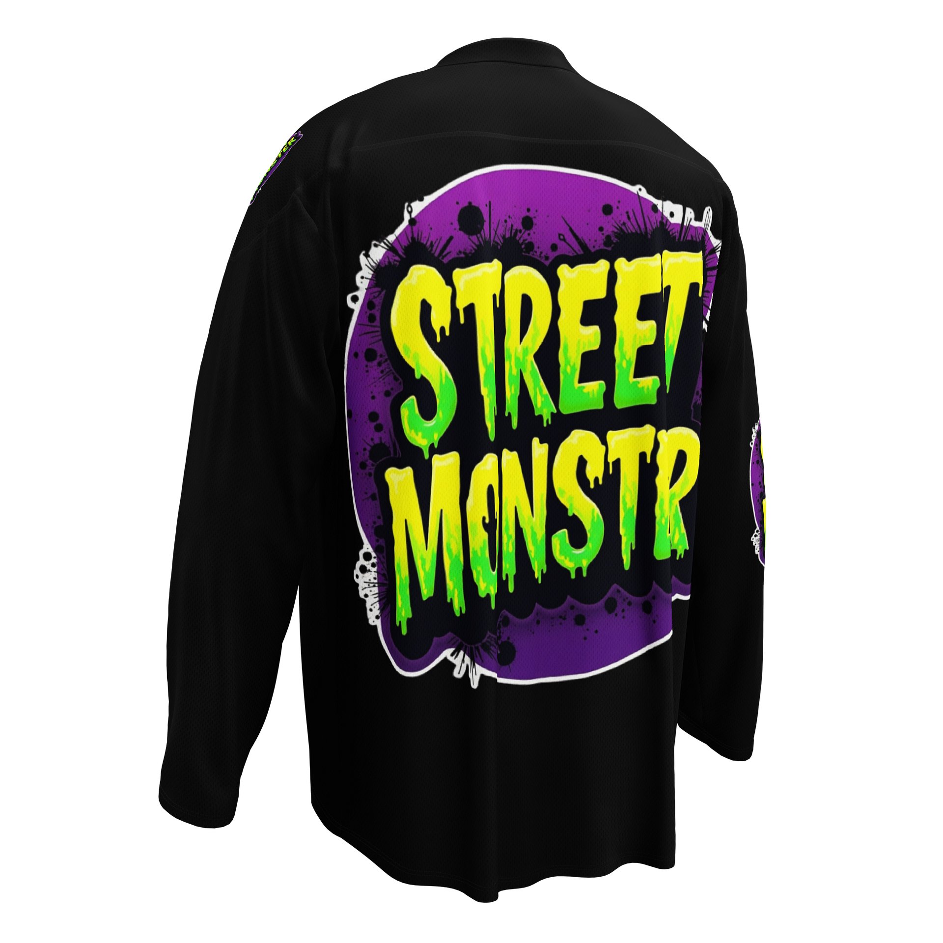 LIMITED EDITION - CNX Core All-over print Unisex Long Sleeve Tee — Street Monster 002 product image (4)