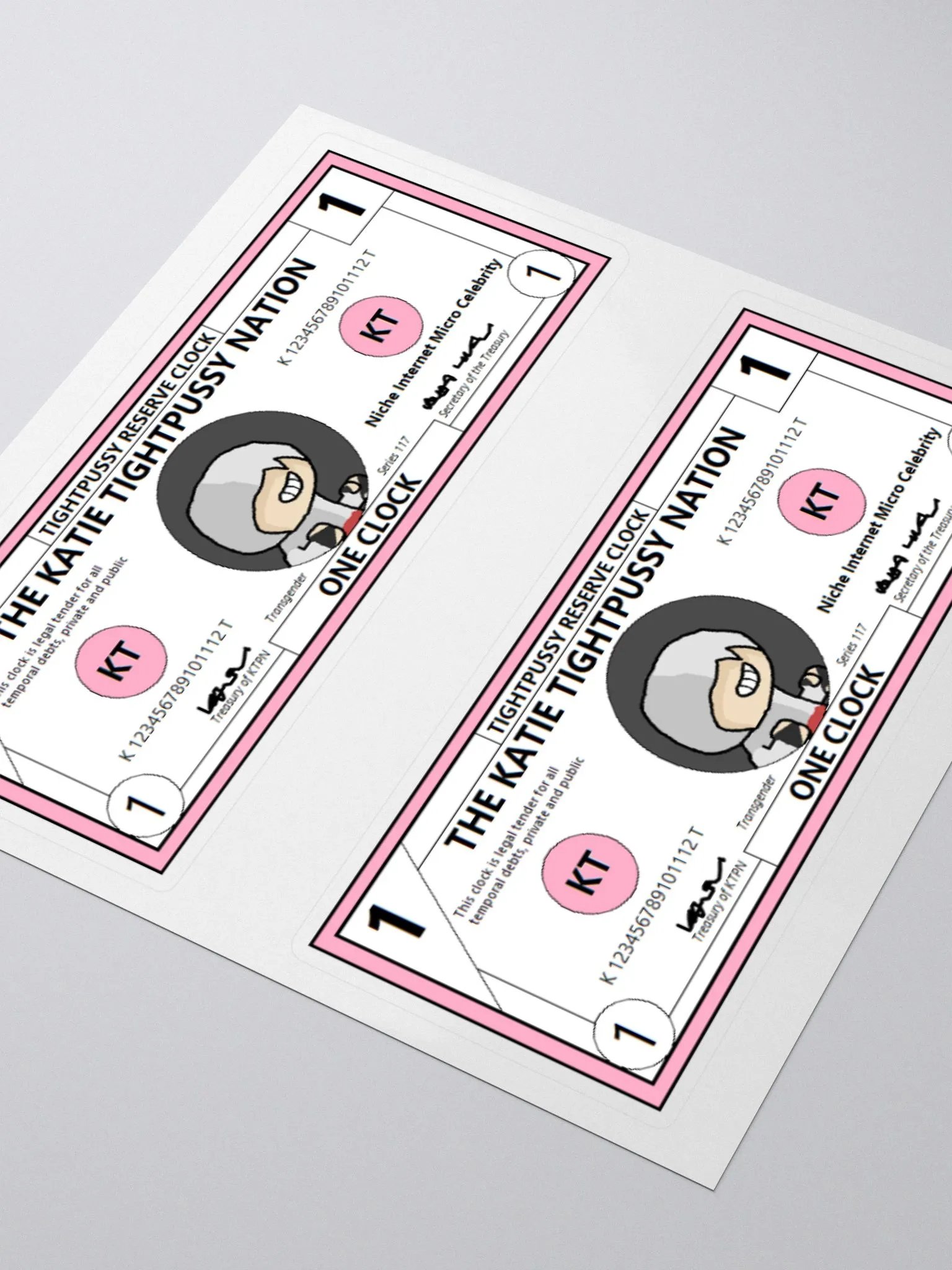 Tightpussy Reserve Clock Stickers product image (3)
