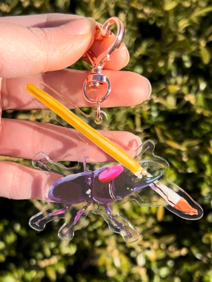 Artist Beetle Keychain product image (2)