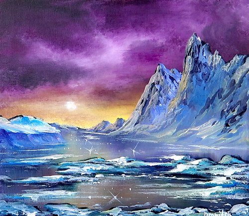 Iceberg Beneath a Magnificent Sky ❄️ Acrylic Painting Tutorial | Oval Brush Art

“Paint a breathtaking Iceberg Beneath a Magn...
