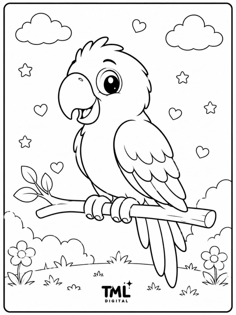 Cute Animals Coloring Book – Series 2: 12 Fun & Easy Coloring Pages for Kids Ages 3–8 product image (2)