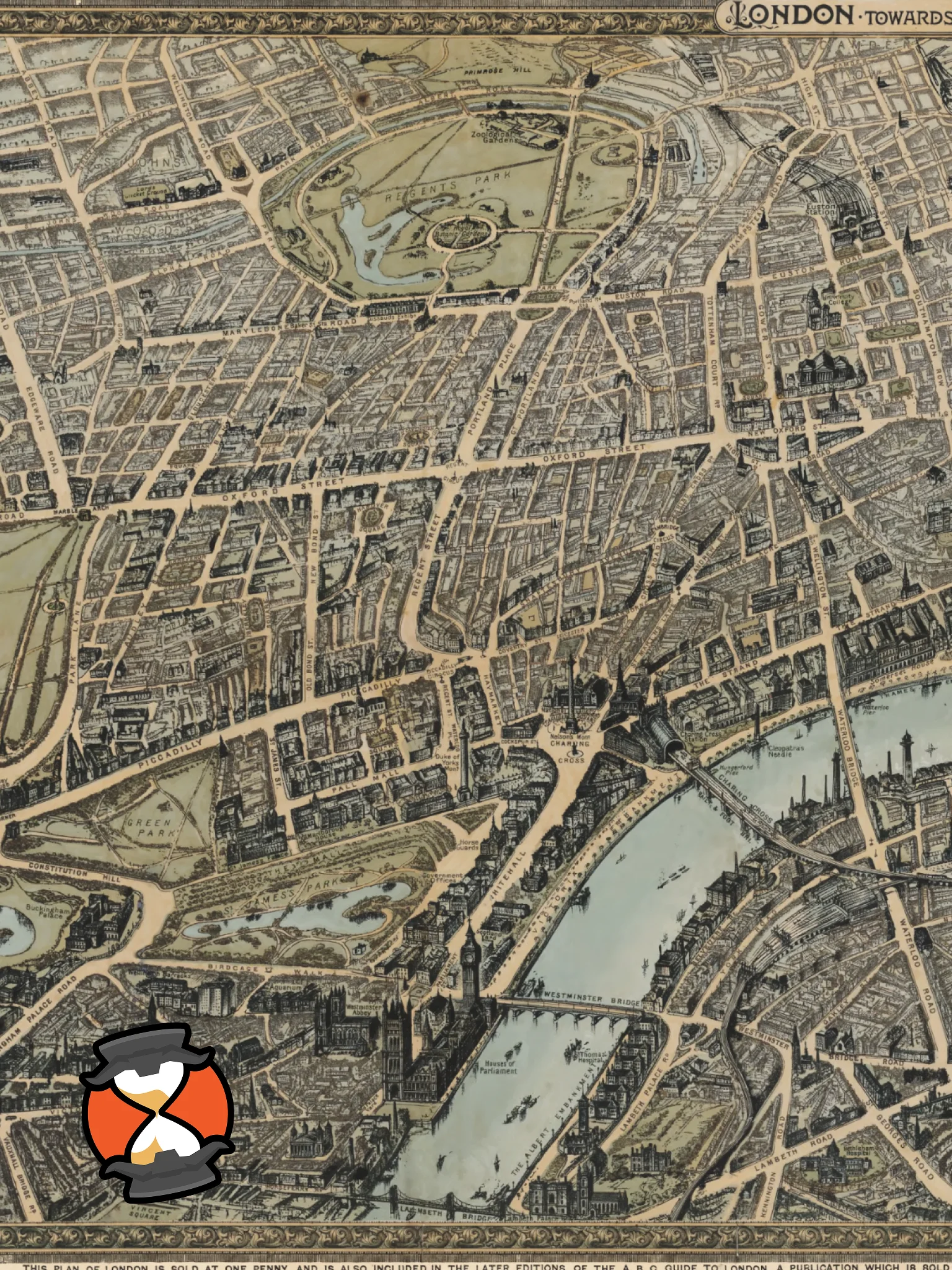 London 1877 (Unframed Poster Print) product image (2)