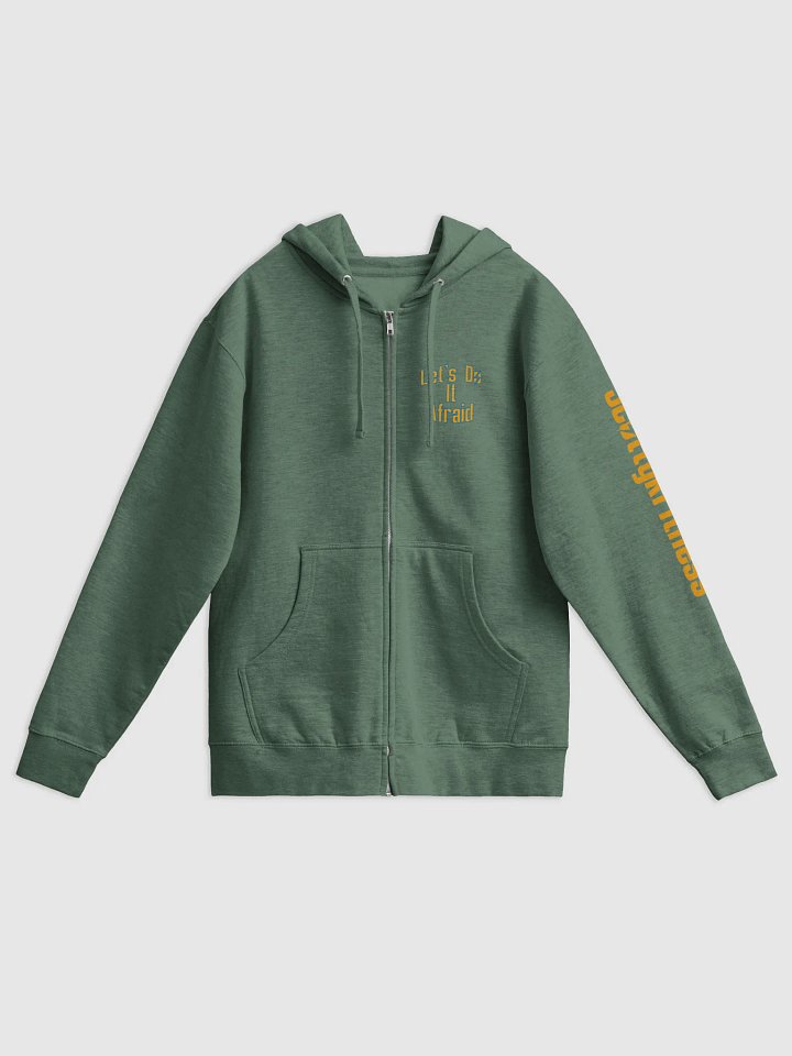 Let's Do It Afraid Zip Up Hoodie product image (2)