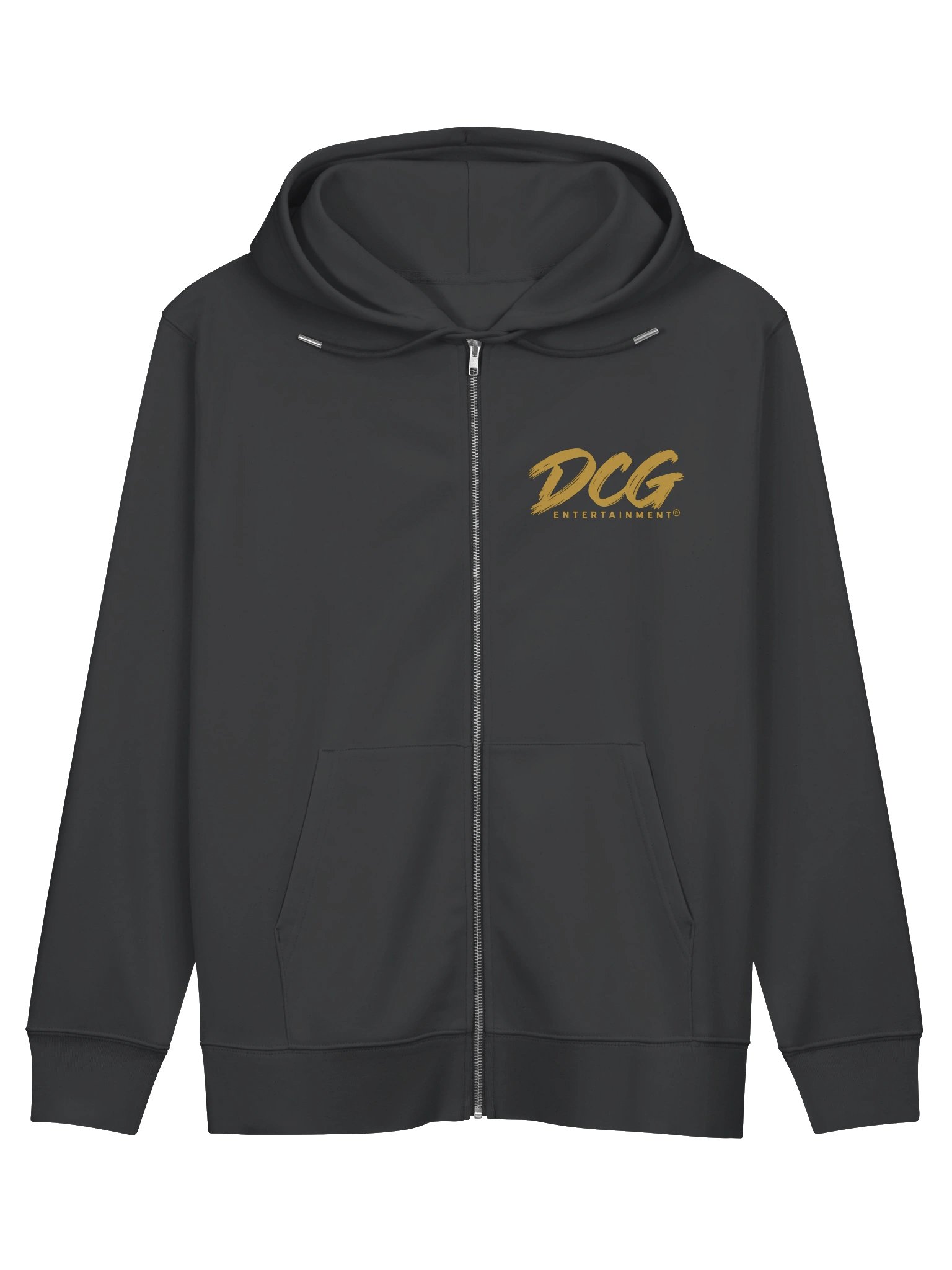 DCG Signature Zip Hoodie – Gold Chest Logo product image (1)