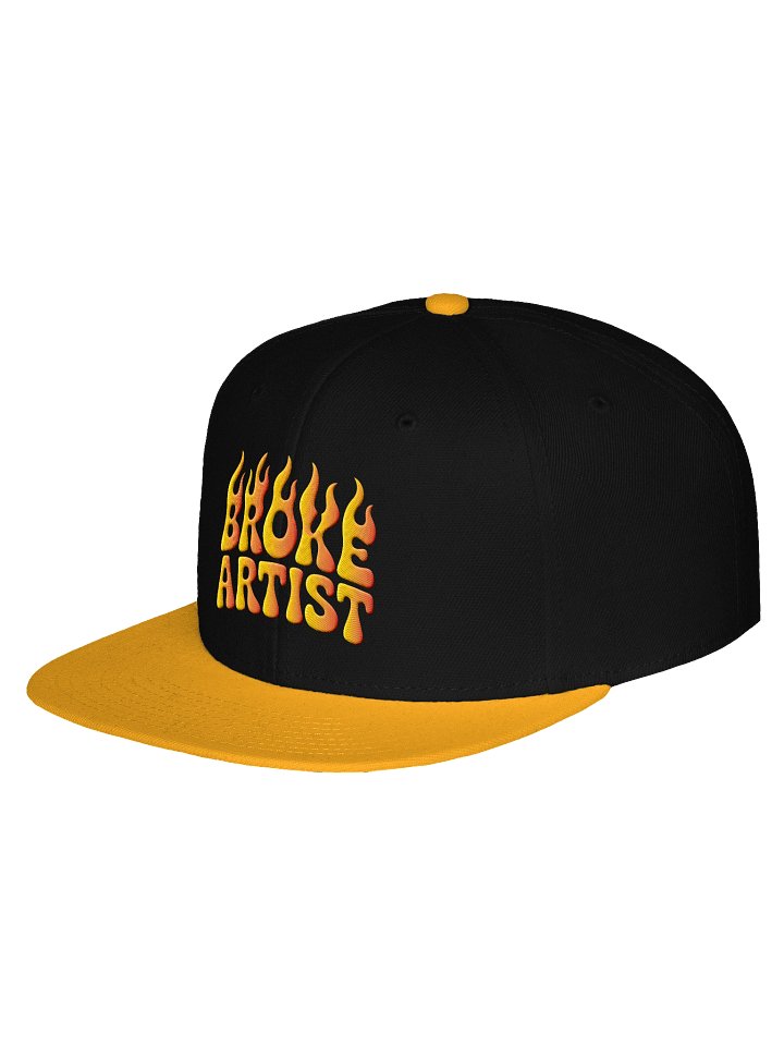 Flaming Broke Artist Snapback product image (2)