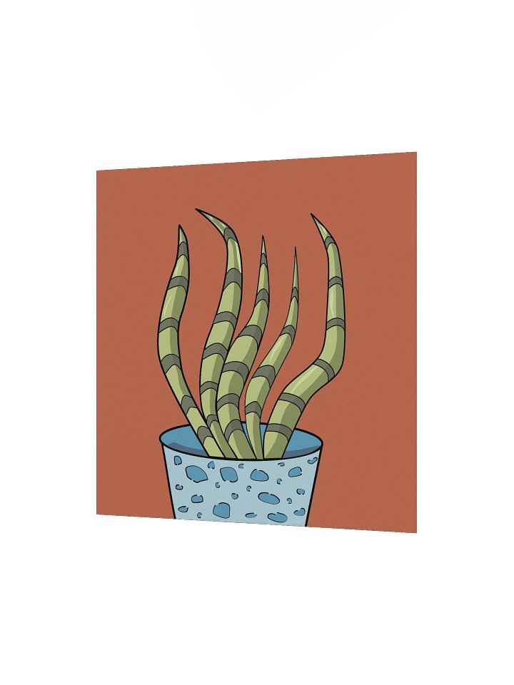 The Snake Design - Dancing Succulent Archival Poster product image (2)