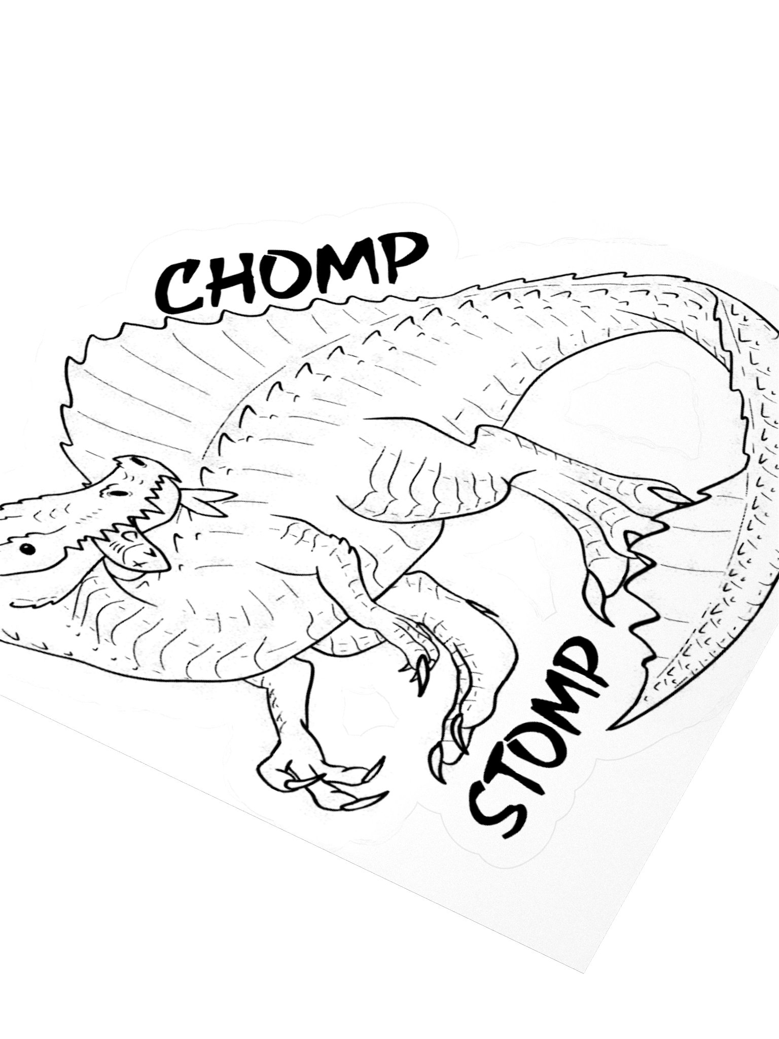 “Cute Spinosaurus” Sticker product image (8)