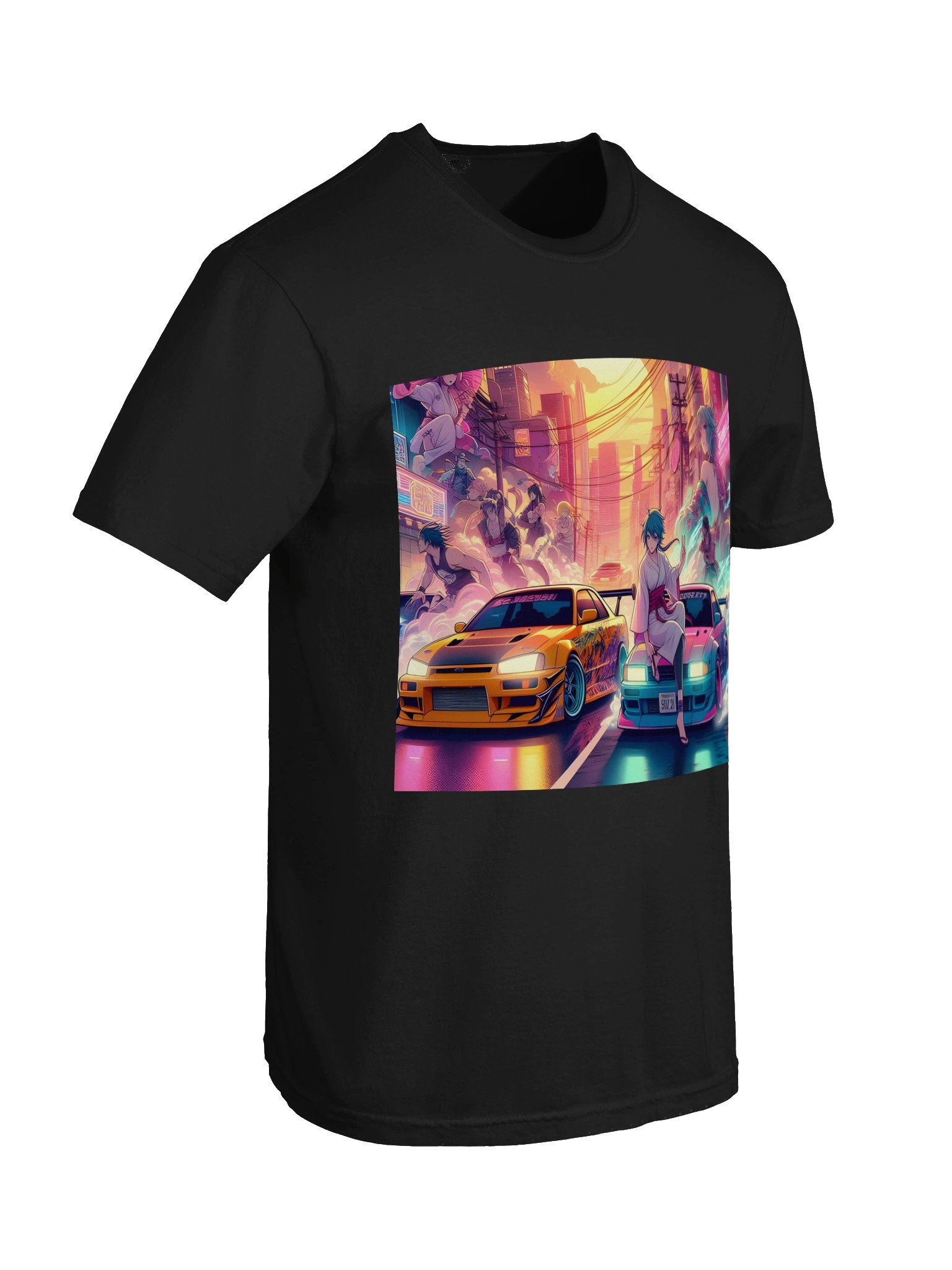 Cyberpunk Street Race Anime T-Shirt product image (21)