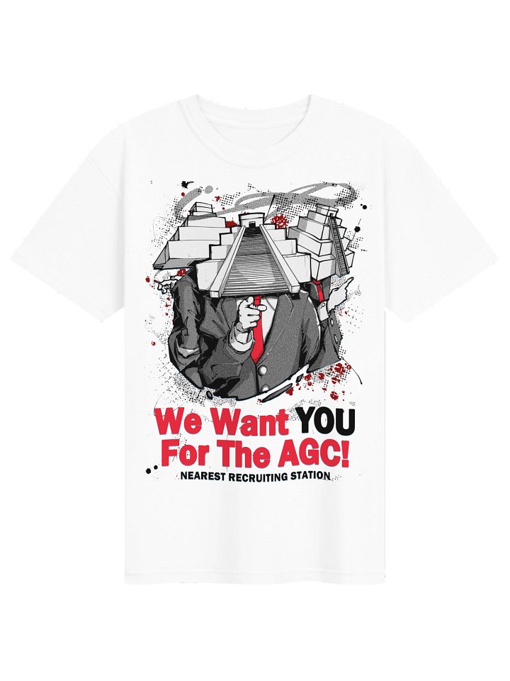 AGC RECRUIT TEE WHITE product image (1)