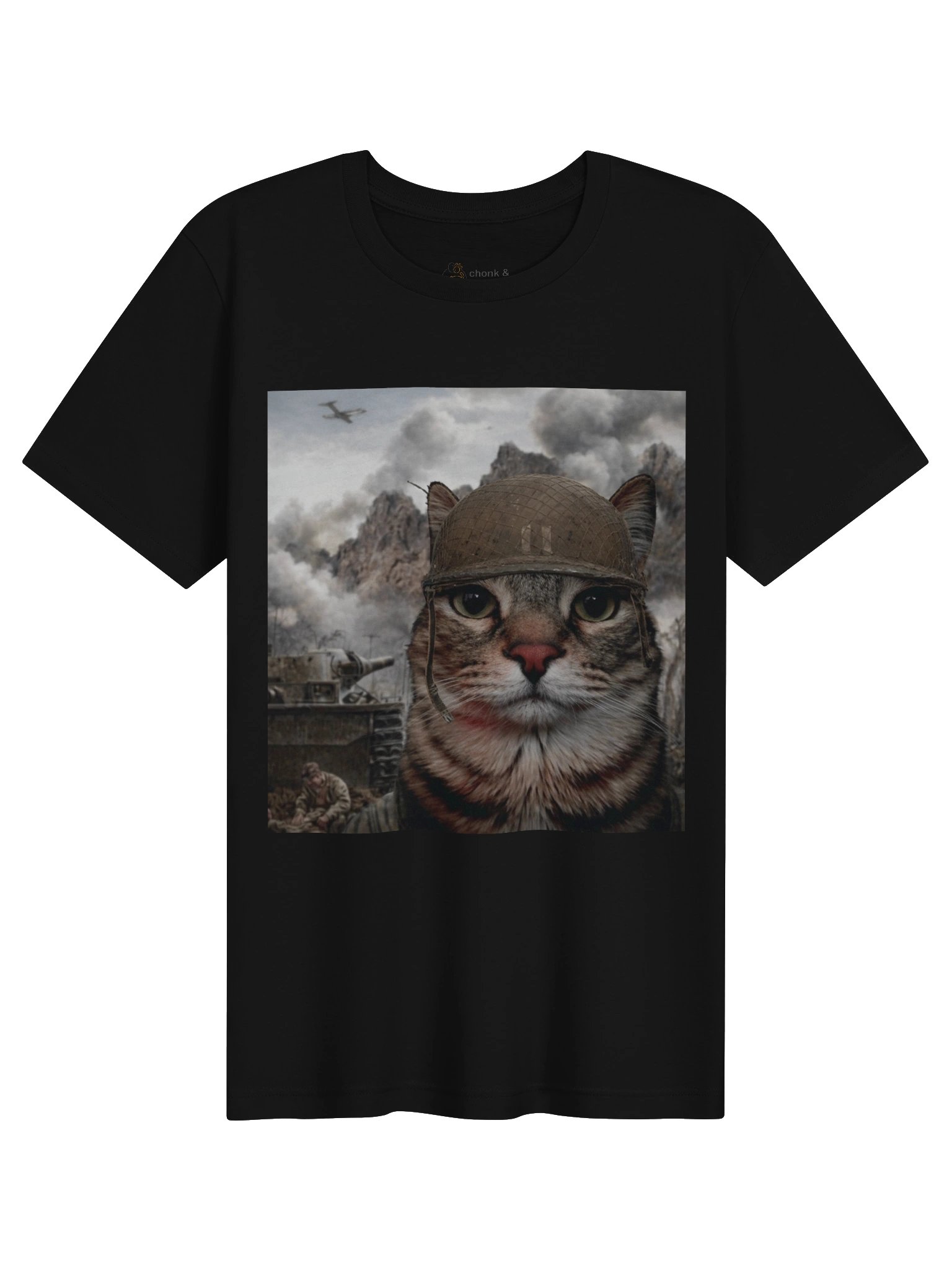 War Cat Meme T-Shirt | Funny Battle Cat Graphic Tee for Cat Lovers product image (3)