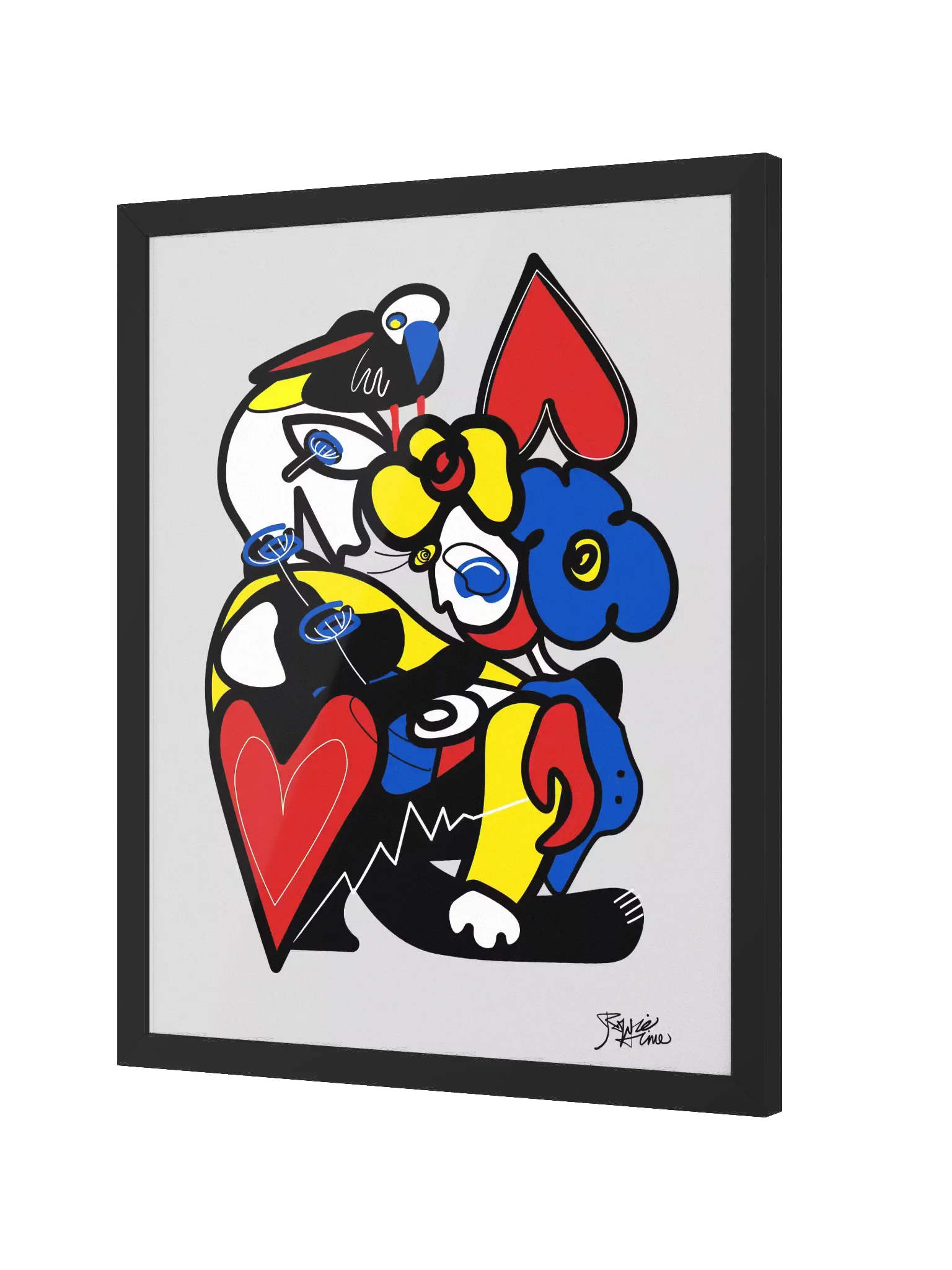 Framed Poster Wall Art: The beauty of loving a dog product image (2)