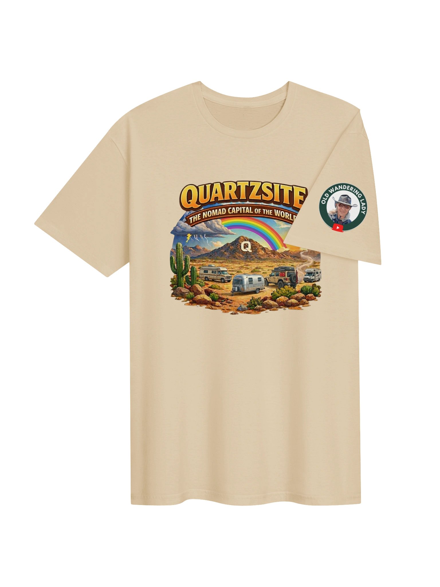 Quartzsite Nomad Capital Unisex Tee product image (8)