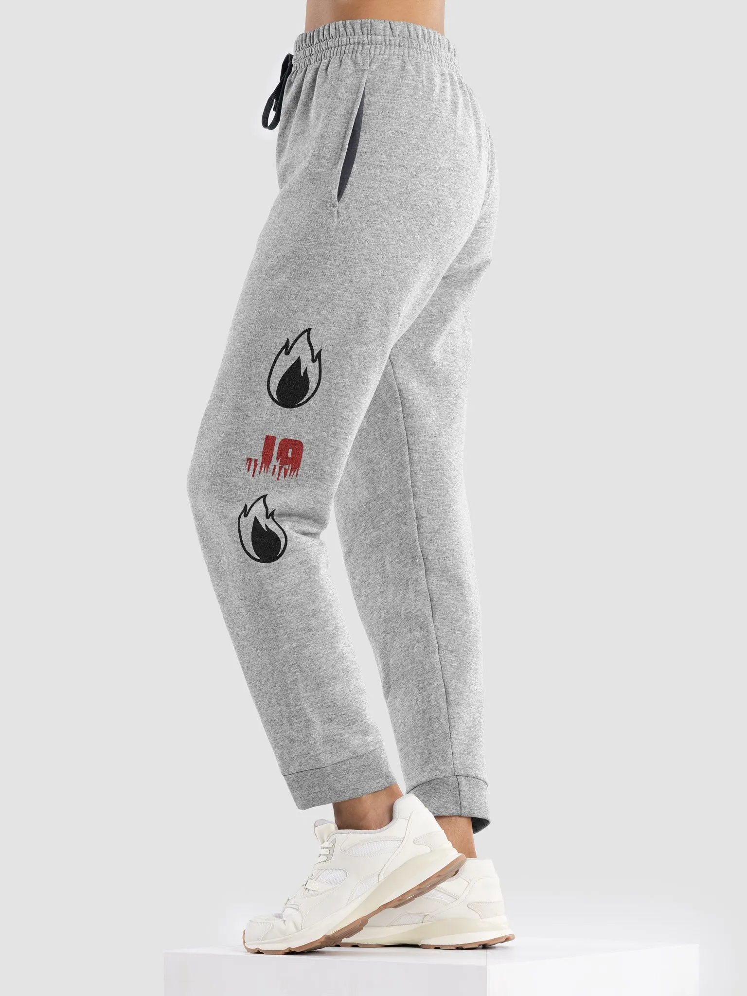 Grey J9 Flame Joggers product image (1)