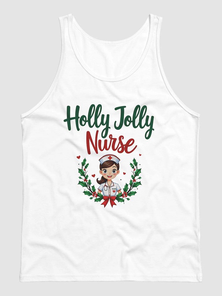 Holly Jolly Nurse Festive Tank product image (1)